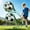 Green, variant on 2Pcs Soccer Kick Trainer, Football Return Trainer Net, Adjustable Bungee Soccer Training Net, Hands-Free Solo Practice Equipment for Ball Control, Juggling, Kicking for Kids Youth Adults, Black