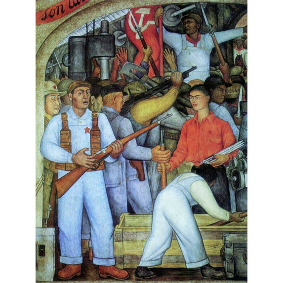 Frida Khalo- Arsenal - Canvas OR Print Wall Art