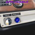 thumbnail image 5 of 12V-24V / 50A Push Start Ignition Switch Momentary Engine Start Ignition Button Blue LED Ignition Button Car Start Stop Button SPST ON-OFF, 5 of 5