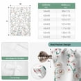 thumbnail image 6 of Watercolor Floral Tie Up Curtains for Windows, Balloon Window Shades, Spring Botanical Flowers Tree Branches Kitchen Window Treatments Roll Up Curtain for Basement/Nursery 52"x45", 6 of 8