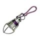 thumbnail image 5 of Llavero con colgante de máquina de garra de metal, coleccionable, para máquina de garra arcade. Violeta, 5 of 9