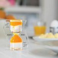 thumbnail image 2 of Paradox 10 Minute Egg Timer / Hourglass - Sand Flows from Bottom to Top (Light Orange), 2 of 2