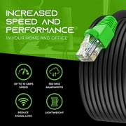 GearIT Cat6 Network Cable Copper Clad Aluminum (CCA) Outdoor Ethernet Cable, 25 ft.