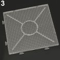 thumbnail image 1 of Essen Planche à Picots Ronde Carrée Hexagonale Transparente Grande pour Perles à Fusible Hama Jouet pour Enfants, 1 of 7