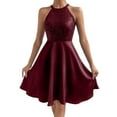 thumbnail image 1 of Vestido ajustado sin mangas con lentejuelas, elegante y a la moda para mujer - Poliéster, diseño brillante para fiestas/veladas, 1 of 5
