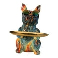 thumbnail image 4 of Dog Statue Storage Tray Desk Organizer Modern Ornament Decor Fruit Tray Sundries Container for Table Home Restaurant Apartment Living Room Mixed, 4 of 9