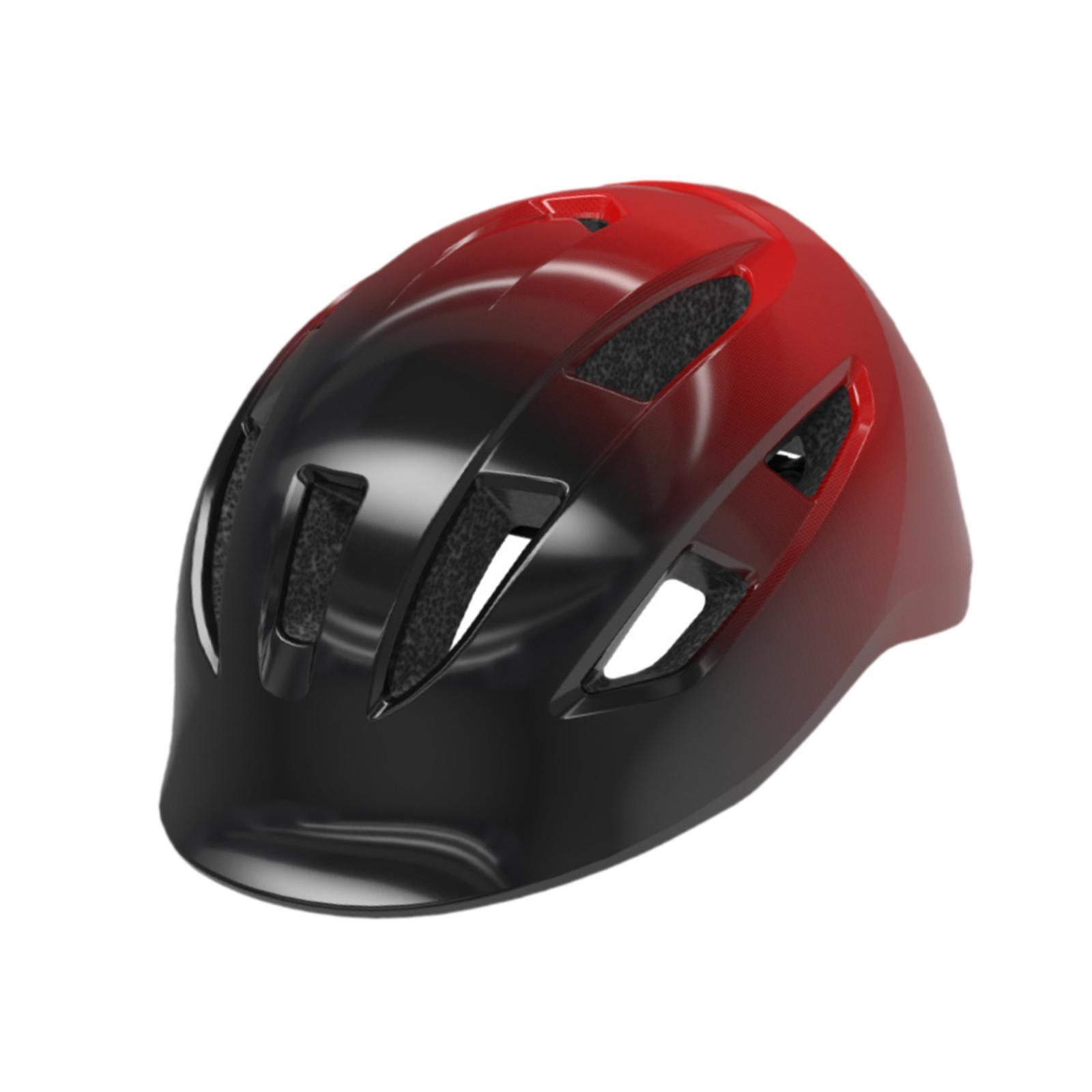 DimyFew Bike Helmet for Adults Comfortable Men Women Impact Resistant Helmet Black and Red