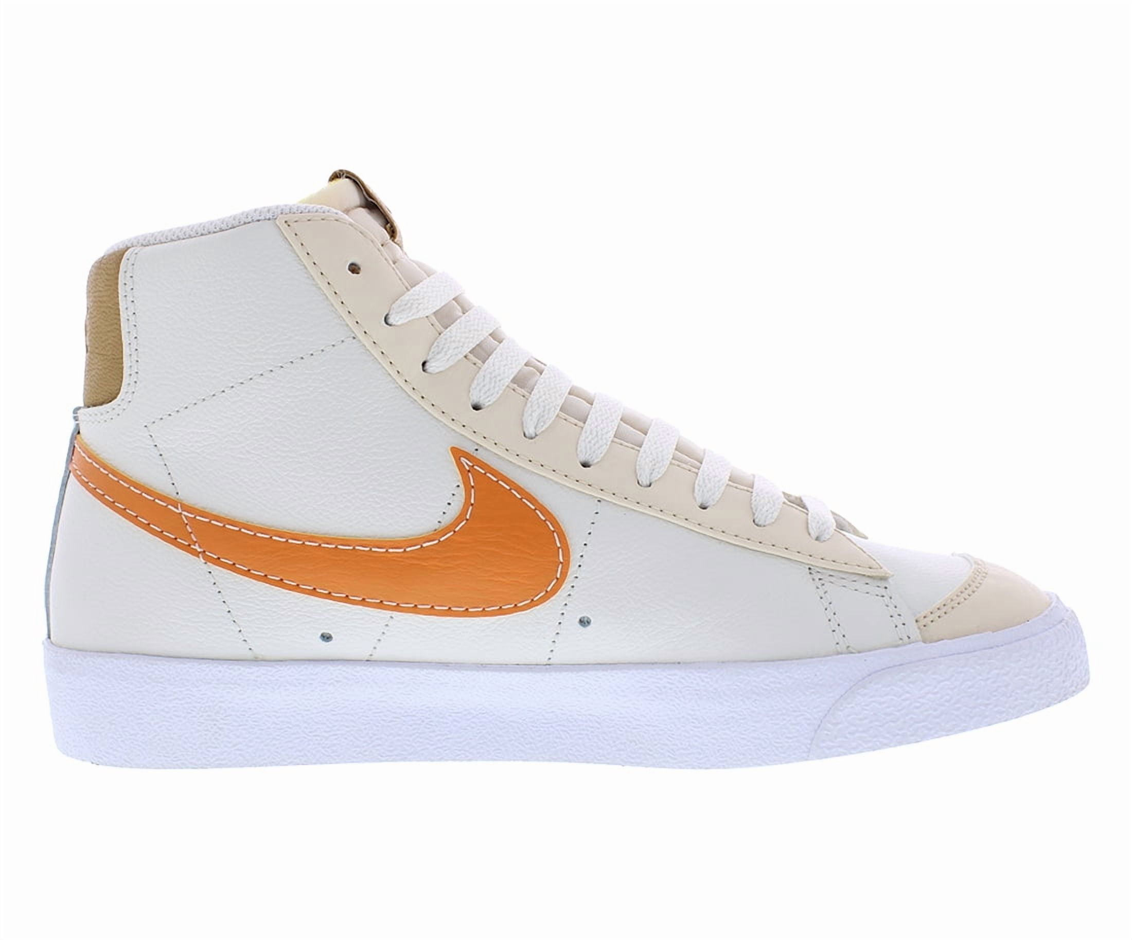 Men's Nike Blazer MID '77 EMB Phantom/Hot Curry-Pearl White (DQ7674 001) - 10.5