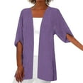 thumbnail image 1 of Women's Lightweight Cardigan Soft Comfortable Open Front Sweater Casual Loose Fit Knit Cover Up for Spring Summer Everyday Wear, 1 of 6
