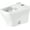 White, variant on Duravit 216001-Dual Durastyle Elongated Toilet Bowl Only - White with HygieneGlaze