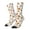 White, variant on Fast Food Print Adult Socks for Men & Women,Calf Socks, Ankle Socks,Boots Socks,Breathable Casual Sock,Unisex Crew Socks