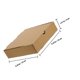 thumbnail image 2 of FELTECHELECTR 20Ud Cajas Kraft Para Pizza De Cartón Corrugado Con Para Llevar Y Proteger Alimentos, 2 of 7