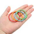 thumbnail image 4 of Unique Bargains 45mm Loose Leaf Binder Rings, 18 Pack 3mm Metal Flash Card Book Binding Rings for Key Chain Card, Black, 4 of 7