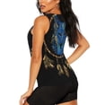 thumbnail image 3 of Fotbe Wolf Head And Dreamcatcher Blusas Sin Mangas para Mujer – Estilo Casual, Corte Suelto, Slim-Fit, Cuello Redondo Deportivo, Tops de Verano para Gimnasio y Yoga-Small, 3 of 7
