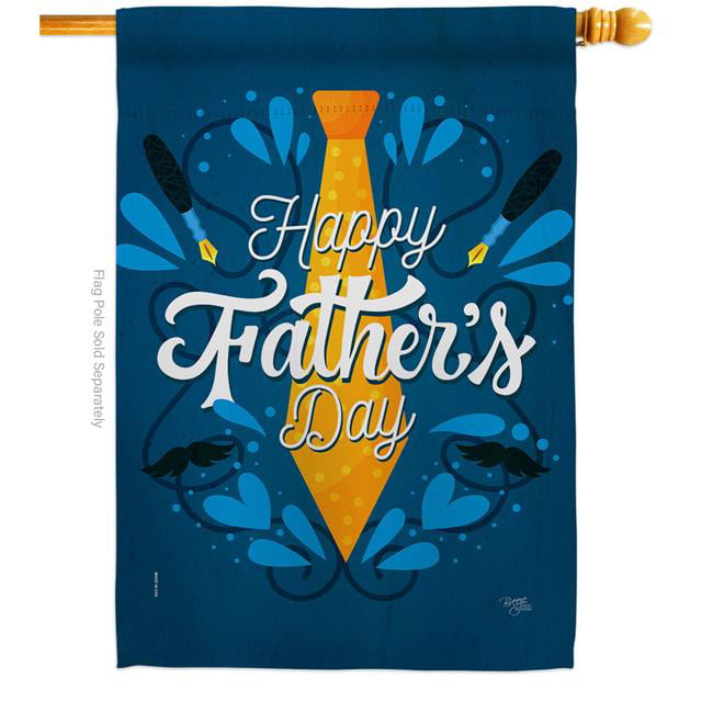 Father's Day In Heaven Garden Flag Family Decorative Gift Yard House Banner 