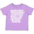 thumbnail image 3 of Inktastic Arkansas Silhouette Mandala Boys or Girls Toddler T-Shirt, 3 of 5