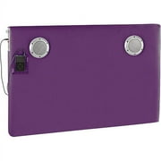 your zone loft collection speaker headboard, purple berry, full