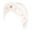 White, variant on AJGRHE Beaded Braid Wrap Hat Women Turban Headscarf Baseball Caps Casual Headwear Coffee One Size