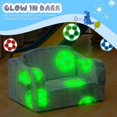 thumbnail image 4 of LinkRomat 2-in-1 Kids Couch, Glow in The Dark Toddler Sofa Bed, Foldable Baby Floor Bed and Convertible Kids Chair, Comfy Lounger for Playroom, Bedroom, and Travel, 4 of 7
