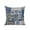Gray Blue Dark Blue, variant on 1 Pack Outdoor Throw Pillow, Nautical Coastal Waterproof Pillow with Insert Included, Vintage Sea Anchor Boat Underwater World Beige Decorative Accent Cushion Sofa Pillows for Patio Porch, 16 x 16 In