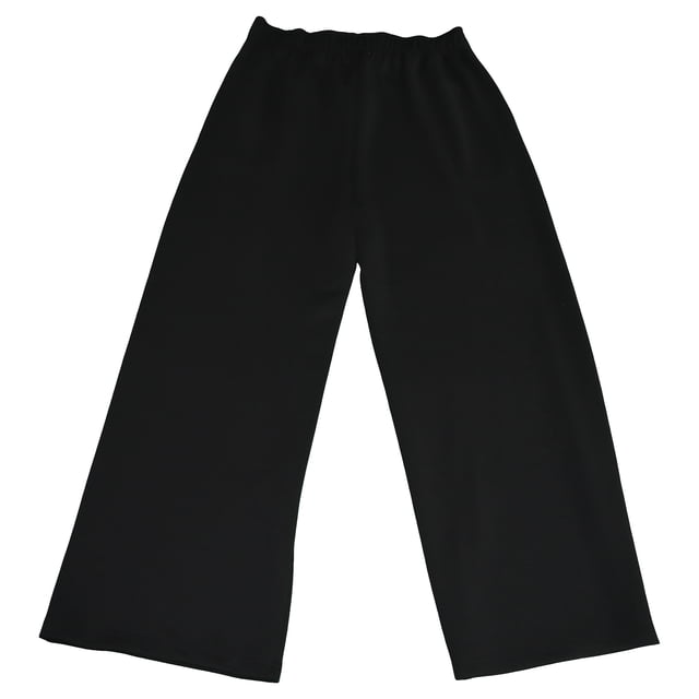 Pantalón George para Dama con Pespunte en Costados Cargado Hacia Delantero Negro Talla G
