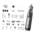 thumbnail image 1 of FashionCha Stylo de Gravure Mini Outil Rotatif Sans Fil Électrique Réglable Cinq Vitesses USB Rechargeable Multi-Usage Compact à Main Matériau en Métal PP Adapté pour Style B, 1 of 7