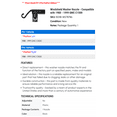 thumbnail image 2 of Windshield Washer Nozzle - Compatible with 1988 - 1999 GMC C1500 1989 1990 1991 1992 1993 1994 1995 1996 1997 1998, 2 of 2