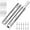 Silver, variant on 16 inch Ball Bearing Drawer Slides 6 Pairs (12pcs) - 100LB Capacity, Full Extension Side Mount Slides for Kitchen Cabinets, Wardrobes, Office Furniture (Silver 16inch)