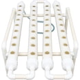 thumbnail image 3 of INTBUYING Hydroponic Grow System Kit PVC Pipes Plant Growing System with 110V Pump Horizonal 4 Pipes 36 Sites, 3 of 12