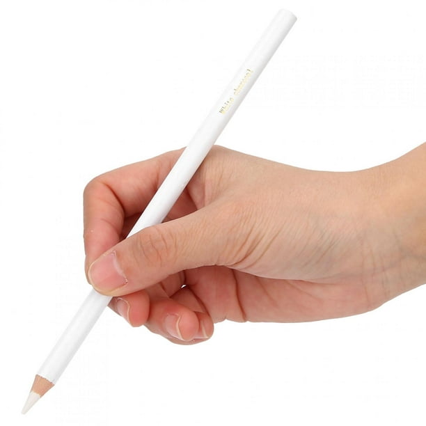 Crayon de dessin d'art blanc Ymiko, 3 pièces crayon de charbon de bois blanc  crayon de surbrillance de croquis professionnel fournitures de peinture  d'art, crayon de charbon de bois blanc 