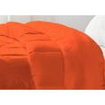 thumbnail image 6 of 5 Piece Luxury U Shape Pattern Comforter By D.N.G. BEDDINGS Set Premium Super Soft, 1000 Thread Count 100% Egyptian Cotton Super King Size Orange Color, 6 of 9