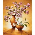 thumbnail image 2 of Lopardi, E. 12x14 White Modern Wood Framed Museum Art Print Titled - Italian Flowers II, 2 of 4