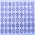 thumbnail image 1 of Ahgly Company Machine Washable Indoor Square Abstract Blue Contemporary Area Rugs, 6' Square, 1 of 4