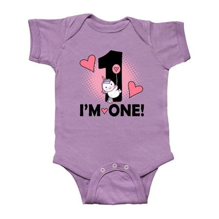 

Inktastic First Birthday 1 Year Old Girl Unicorn Gift Baby Girl Bodysuit