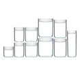 thumbnail image 1 of Click Clack Round Pantry Canisters (10-Piece Set) | White, 1 of 4