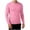 Pink, variant on Men's Cable Knit Sweater Crew Neck Long Sleeve Pullover Top Solid Color Warm Casual Daily Wear Fall Winter