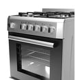 thumbnail image 6 of Premium Levella 24" Freestanding Gas Range with 4 Burners and 2.7 Cu. Ft. Oven Capacity in Stainless, 6 of 7