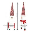 thumbnail image 4 of Moyic Colgante de árbol, adorno de Navidad, adorno de decoración de Navidad, accesorio de fiesta multiusos, decoraciones para festivales Kits de decoración para fiestas Muñeco de nieve de mano larga, 4 of 6