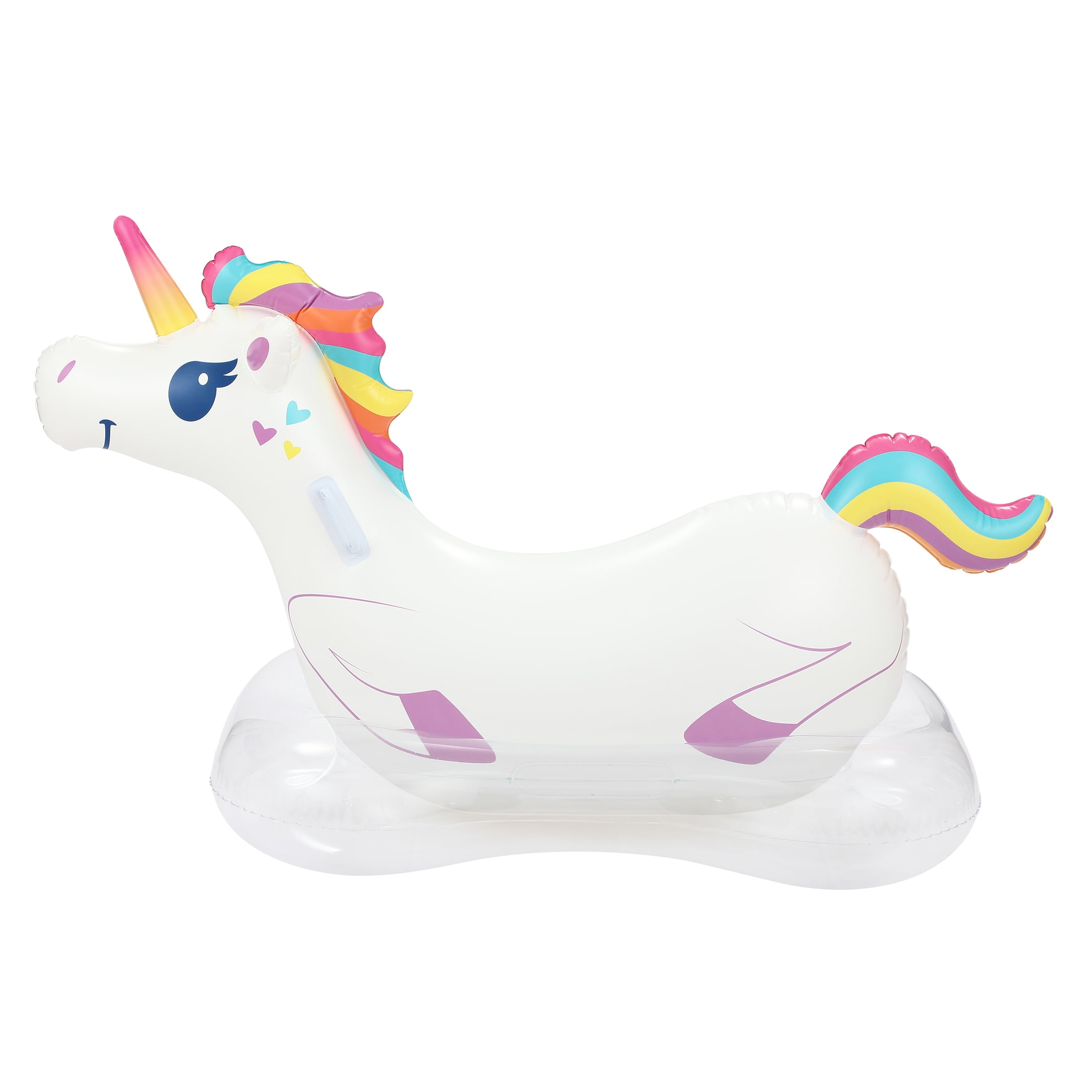 Bluescape White Unicorn Inflatable Water Ride-on Pool Float, for Kids, Age 9 & up, Unisex
