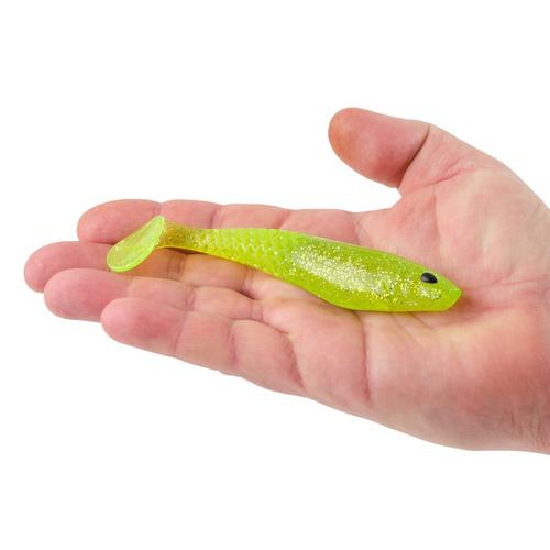 Berkley PowerBait® Saltwater CullShad, 4 in, Chrome Flash
