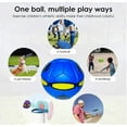 thumbnail image 3 of UFO Magic Ball, Portable Flying Toys Creative Fly Saucer Stomp Magic Balls, Decompression Flying Flat Disc Balls Toy for Outdoor Sports Gift (Football Blue), 3 of 13