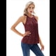 thumbnail image 3 of Tops de Lentejuelas con Cuello Halter para Mujer, Sin Mangas, Brillantes, Fruncidos, Fluidos y Brillantes, para Club, Fiestas. Vino Tinto L, 3 of 7