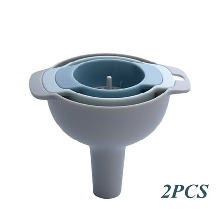 

UNLLLL Four-in-one Multifunctional Plastic Filter Funnel Large Medium And Small Kit Available at Home and Office
