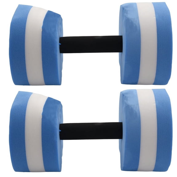 2Pc Eva Foam Floating Dumbbells Summer Water Dumbbell Toys Swimming Pool Floating Dumbbells Water Support Dumbbells