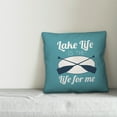 thumbnail image 2 of Creative Products Lake Life Is The Life For Me 18x18 Indoor / Outdoor Pillow, 2 of 2