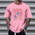 thumbnail image 1 of Tops para hombre, blusas y camisas de cuello redondo y manga corta para hombre, tops casuales de cuello redondo y manga corta con estampados especiales para hombre., 1 of 5
