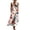 Multicolor E, variant on WRKEKC Floral Dress for Women Print V Neck Sleeveless Loose Silhouette Midi Easy Care Stretch Chic