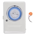 thumbnail image 3 of Temporizador Preciso, Aleación De Aluminio ABS Portátil Interruptor De Control De Tiempo Mecánico De Ahorro De Energía Duradero Para Caja De Lámpara De Publicidad Para ANGGREK Precise Timer, 3 of 8