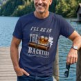thumbnail image 4 of Jollimate I'll Be in the Backyard T-Shirt, Cigar and Whiskey Graphic Tee, Funny Men's Gift Shirt, 4 of 6