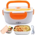 thumbnail image 1 of Electric Warming Lunch Box Food Heater 1.5l 110v Home-use Plug In Lunch Warmer Portable Bento Box Lunch Heater With Removable 304 Stainless Steel Cont, 1 of 5